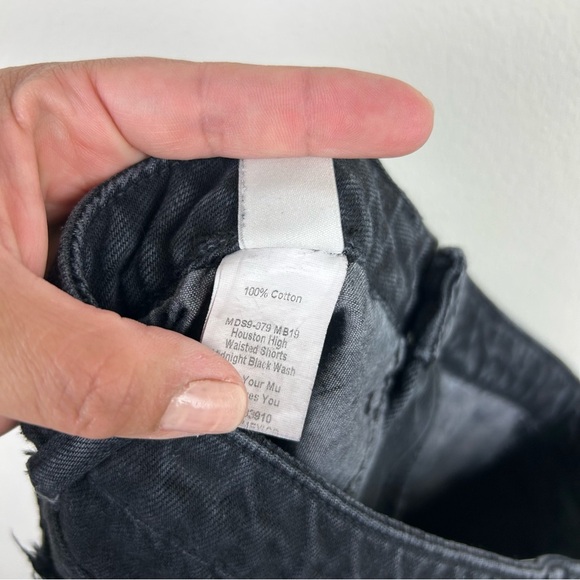 Mumu Blue by Show me your Mumu Houston High-Waisted shorts midnight black wash - Picture 12 of 13